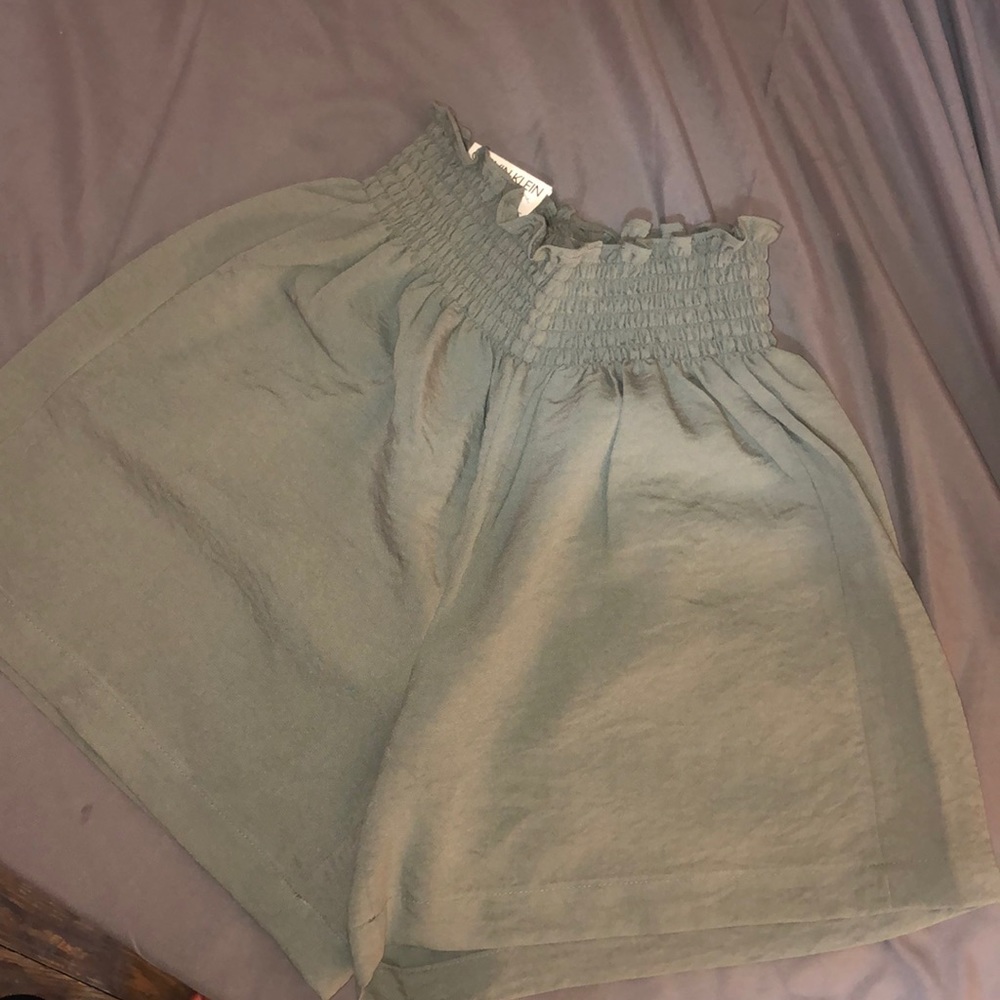 Calvin Klein paper bag shorts